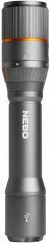 NEBO DAVINCI 2000 LED Zaklamp OPLAADBAAR - 2000 Lumen - Zwart 8 NEBO DAVINCI 2000 LED Zaklamp OPLAADBAAR - 2000 Lumen - Zwart - Image 6