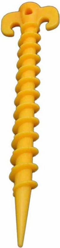 Eurocatch Outdoor Schroefharingen - Kunststof Set - 10 Stuks - Geel 4 Eurocatch Outdoor Schroefharingen - Kunststof Set - 10 Stuks - Geel - Image 2