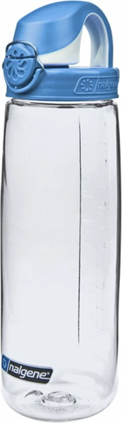 Nalgene OTF - Drinkfles - 650 Ml - Transparant/Blauw 3 Nalgene OTF - Drinkfles - 650 Ml - Transparant/Blauw