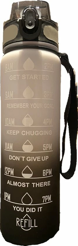 Drinky Motivatie Waterfles Met Tijdmarkering En Fruitfilter 3 Drinky Motivatie Waterfles Met Tijdmarkering En Fruitfilter