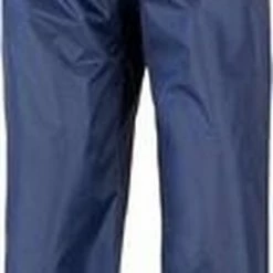 Merkloos Navy Blauwe Regenbroek Voor Volwassenen - Maat 3XL
