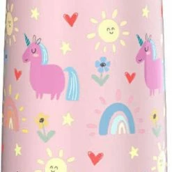 Mevsim Unicorn Drinkfles - Thermosfles Kinderen 350 ML - Hoge Kwaliteit - BPA-vrij - 100% Lekvrij - Vaatwasserbestendig - Tritan Hoge Kwaliteit