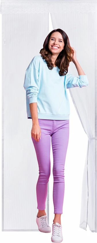 O'DADDY O’DADDY® Deurgordijn – Vliegengordijn Magnetisch Deluxe 92 X 230 Cm – Witte Hor – Dikke Gordijnstof 9 O'DADDY O’DADDY® Deurgordijn – Vliegengordijn Magnetisch Deluxe 92 X 230 Cm – Witte Hor – Dikke Gordijnstof - Image 7