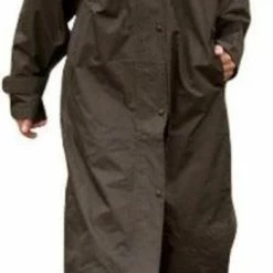 JC Blue Bruine Regenjas - Lange Regenjas - Dames Regenjas - Maat L