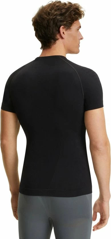 FALKE Warm Tight Fit Slim Fit Basislaag Top Met Korte Mouwen Sneldrogende Thermo Ademend Thermo-Ondergoed Zwart Heren Underwear - T-shirt - Maat L 7 FALKE Warm Tight Fit Slim Fit Basislaag Top Met Korte Mouwen Sneldrogende Thermo Ademend Thermo-Ondergoed Zwart Heren Underwear - T-shirt - Maat L - Image 5