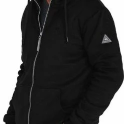 BJØRNSON Kenny Sweatvest Heren - Teddy Gevoerd - Hoodie - Maat 4XL - Zwart -Alwero winkel 399x840 3