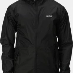 Regatta Pack-It II Regenjas - Maat M - Mannen - Zwart -Alwero winkel 417x840