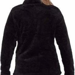 BJØRNSON Elin Coral Fleece Vest 4 Seizoenen Dames - Rits - Maat 48 - Zwart -Alwero winkel 473x840 1