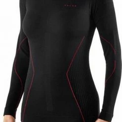FALKE Warm Tight Fit Slim Fit Base Layer Top Met Lange Mouwen Sneldrogende Thermo Ademend Thermo-Ondergoed Zwart Dames Underwear - Longsleeve - Maat M -Alwero winkel 477x840