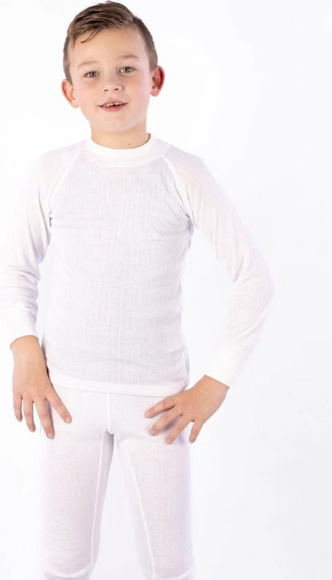 Avento Thermoshirt Kinderen - Wit - Maat 152 12 Avento Thermoshirt Kinderen - Wit - Maat 152 - Image 10