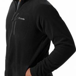 Columbia Fast Trek II Jacket - Fleece Vest Heren Volwassenen - Sluiting En Zakken Met Rits - Outdoorvest - Zwart - Maat L -Alwero winkel 491x840 1