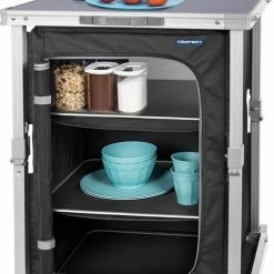 Campart Travel Campingkast Bordeaux 60x48x81 Cm Zwart -Alwero winkel 498x840 6