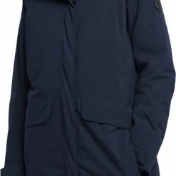 Tenson Hera Jacket Women - Parka - Dames - Marine Blauw - Maat M -Alwero winkel 499x840 1