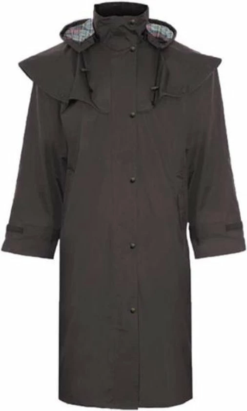 JC Blue Bruine Regenjas - Lange Regenjas - Dames Regenjas - Maat L 5 JC Blue Bruine Regenjas - Lange Regenjas - Dames Regenjas - Maat L - Image 3