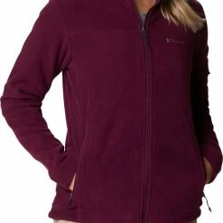 Columbia Fast Trek II - Vest Dames Winter - Marionberry - Maat S
