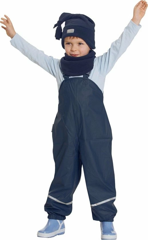 Playshoes Regenbroek Met Bretels Kinderen - Donkerblauw - Maat 92 6 Playshoes Regenbroek Met Bretels Kinderen - Donkerblauw - Maat 92 - Image 4