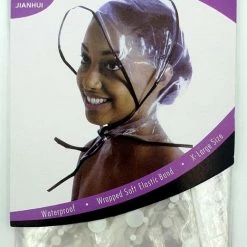 Jianhui Regenkapje-dames-haar-transparant