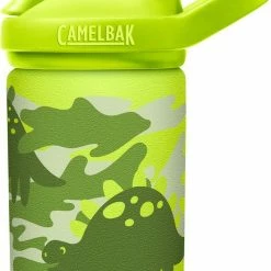 CamelBak Eddy+ Kids Single Wall SST - Drinkfles - 400 Ml - Groen (Dino Camo)
