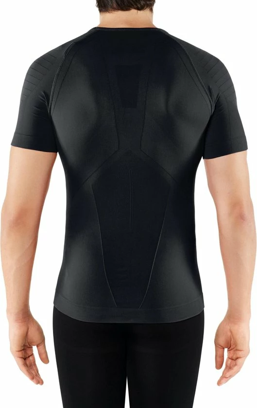 FALKE Warm Tight Fit Slim Fit Basislaag Top Met Korte Mouwen Sneldrogende Thermo Ademend Thermo-Ondergoed Zwart Heren Underwear - T-shirt - Maat L 8 FALKE Warm Tight Fit Slim Fit Basislaag Top Met Korte Mouwen Sneldrogende Thermo Ademend Thermo-Ondergoed Zwart Heren Underwear - T-shirt - Maat L - Image 6