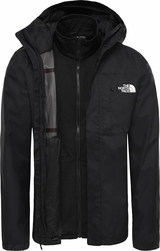 The North Face Quest Triclimate Heren Outdoor Jas - TNF Black - Maat L 3 The North Face Quest Triclimate Heren Outdoor Jas - TNF Black - Maat L