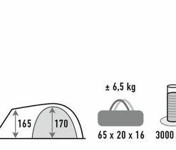 High Peak Tessin 4.0 Koepeltent - Nimbus Grijs - 4 Persoons 19 High Peak Tessin 4.0 Koepeltent - Nimbus Grijs - 4 Persoons -Alwero winkel 550x211