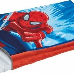 ReadyBed Spiderman Ready Bed Luchtbed Met Slaapzak - 1-persoons -Alwero winkel 550x258 1