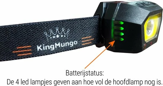 Hoofdlamp LED Oplaadbaar Rood - Bewegingssensor - 300 Lumen - King Mungo KMHL035 13 Hoofdlamp LED Oplaadbaar Rood - Bewegingssensor - 300 Lumen - King Mungo KMHL035 - Image 11