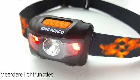 Hoofdlamp LED - Hoofdlampje Waterdicht - Incl AAA Batterijen - Rood - King Mungo 9 Hoofdlamp LED - Hoofdlampje Waterdicht - Incl AAA Batterijen - Rood - King Mungo - Image 7