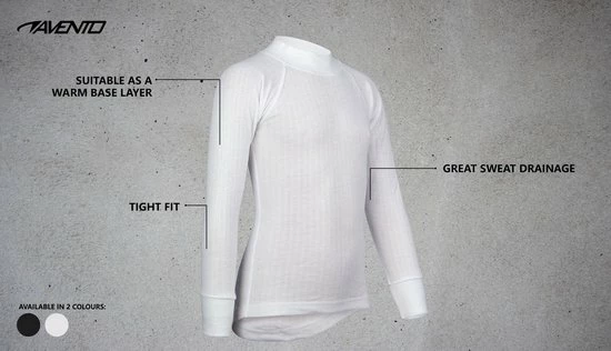 Avento Thermoshirt Kinderen - Wit - Maat 152 9 Avento Thermoshirt Kinderen - Wit - Maat 152 - Image 7