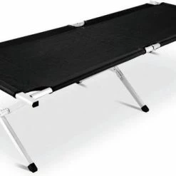 Easyway Kampeerbed, Stretcher, Veldbed, Opvouwbaar Met Draagtas 190x64x43 Cm