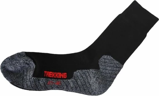 Qualithy Wandelsokken - Maat 43-46 - Zwart - Thermo Sokken - Naadloos - Coolmax - Links/rechts 4 Qualithy Wandelsokken - Maat 43-46 - Zwart - Thermo Sokken - Naadloos - Coolmax - Links/rechts - Image 2