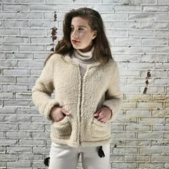 Alwero "Vest Chanelly 100% Wol" Beige - L -Alwero winkel 550x366 26