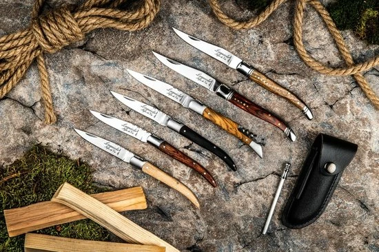 Laguiole Style De Vie Zakmes - In Giftbox - Rozenhout 6 Laguiole Style De Vie Zakmes - In Giftbox - Rozenhout - Image 4