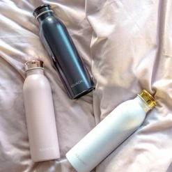 Aquachic Thermosfles 500 ML - Drinkfles Lekvrij - Vacuum BPA-vrije Waterfles Voor Werk, Sport, Fitness, Yoga, Reizen, School, Volwassenen, Baby's En Kinderen - Roze Design - Nederlands Merk -Alwero winkel 550x366 90