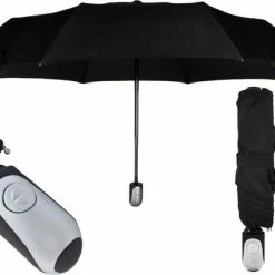 ForDig Stormparaplu - Paraplu - Automatisch – Extra Sterk – Opvouwbaar – Ø 110 Cm – Zwart