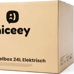 Niceey Thermo Elektrische Koelbox - 24 Liter - Koelbox Elektrisch 12v 230 Volt - Coolbox - Koelt & Verwarmt - Blauw -Alwero winkel 550x421