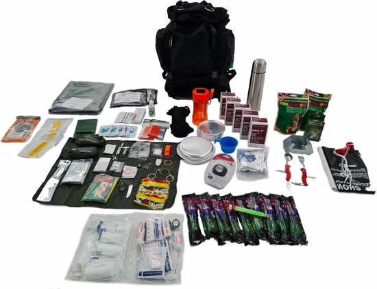Merkloos Bug Out Bag Premium - Complete Survival Rugzak Noodpakket Voor Natuurrampen - Made For Holland Outdoor 3 Merkloos Bug Out Bag Premium - Complete Survival Rugzak Noodpakket Voor Natuurrampen - Made For Holland Outdoor