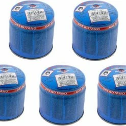 5x Maximum 360ML/190gram Butane – Propaan Gasbus 6.7oz Gaspatroon Butaangas Gasfles Priktank Camping Gasvulling Voor Kooktoestel Of Bbq