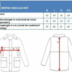 MGO Leisure Wear British Wax Parka Outdoorjas Heren - Maat L -Alwero winkel 550x433 1