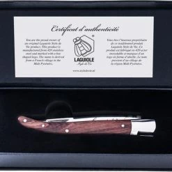 Laguiole Style De Vie Zakmes - In Giftbox - Rozenhout 33 Laguiole Style De Vie Zakmes - In Giftbox - Rozenhout -Alwero winkel 550x443 3