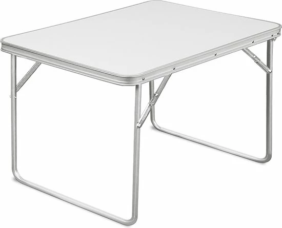 Merkloos Aluminium Inklapbare Tuintafel - Campingtafel - 80x60x68 Cm 3 Merkloos Aluminium Inklapbare Tuintafel - Campingtafel - 80x60x68 Cm
