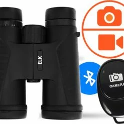 ELK - Verrekijker - 10x42 - Complete Set - Incl. Draagtas En Tripod - Multi-coated - Incl. Smartphone Houder