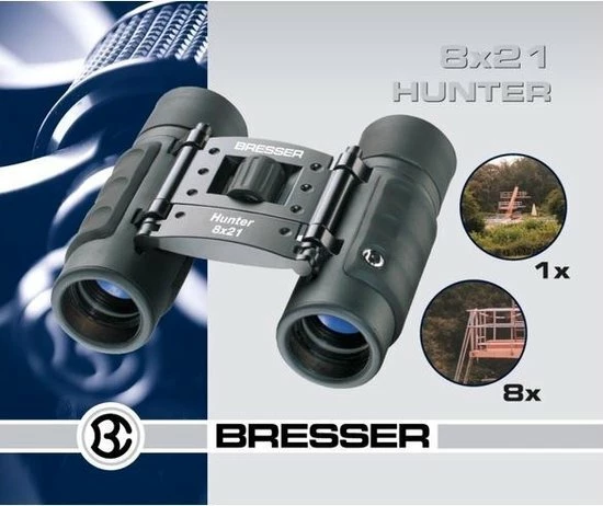Bresser Verrekijker - Hunter 8x21 - Dakkant - Licht & Compact 6 Bresser Verrekijker - Hunter 8x21 - Dakkant - Licht & Compact - Image 4