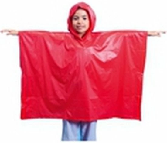 Merkloos Kinder Regen Poncho Geel 4 Merkloos Kinder Regen Poncho Geel - Image 2