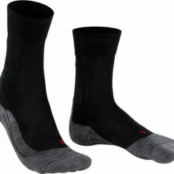 FALKE TK5 Wander Wandelsokken Mid-rise Zacht Thermisch Anti-blaar Antizweet Zonder Motief Met Elastische Boord Warm Admend Merinowol Zwart Dames Sportsokken - Maat 39-40 -Alwero winkel 550x496 4