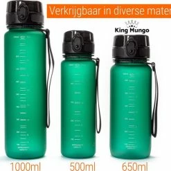 Drinkfles 650ml - Sport Bidon Drinkbus Luxe Hoge Kwaliteit - Groen - King Mungo 17 Drinkfles 650ml - Sport Bidon Drinkbus Luxe Hoge Kwaliteit - Groen - King Mungo -Alwero winkel 550x505