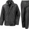 Result Zwart All Weather Regenpak Voor Volwassenen L (42/52) -Alwero winkel 550x511 3