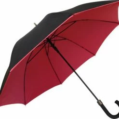 Smati Double Toile Paraplu - Ultra Stormbestendig - Opent Automatisch - Rood - Ø105cm