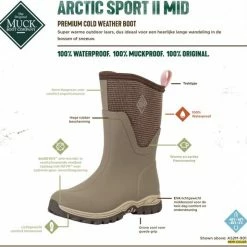 Muck Boot - Arctic Sport II Mid Outdoorlaarzen - Dames - Taupe/Chocolate - 39/40 23 Muck Boot - Arctic Sport II Mid Outdoorlaarzen - Dames - Taupe/Chocolate - 39/40 -Alwero winkel 550x514 6