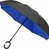 Impliva RU-6 Inside Out Windproof Paraplu - Dubbeldoeks - Ø 107 Cm - Zwart/Blauw 1 Impliva RU-6 Inside Out Windproof Paraplu - Dubbeldoeks - Ø 107 Cm - Zwart/Blauw -Alwero winkel 550x516 5